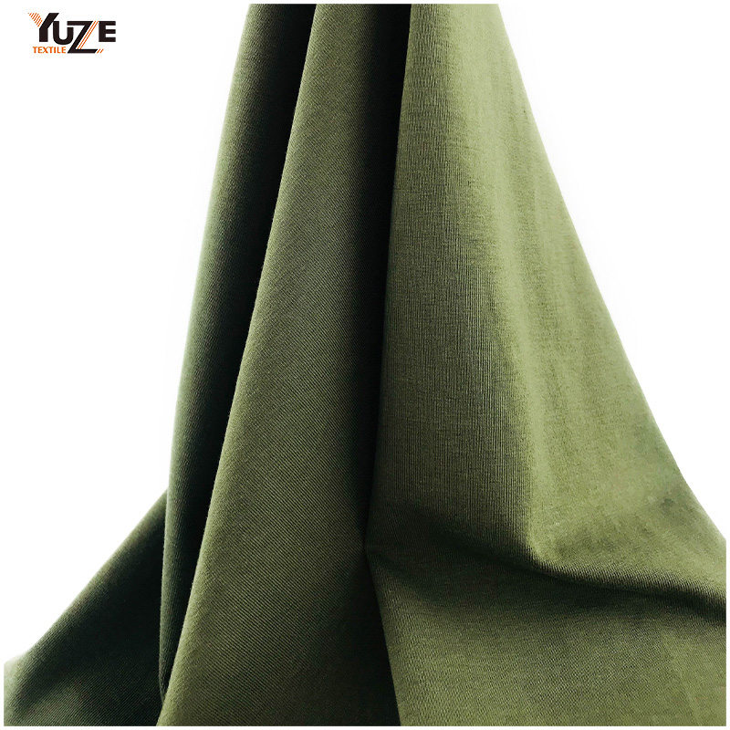 YZK-080029 40S CTN JERSEY JERSEY DENGAN ENZYME WASH COOL TOUCH