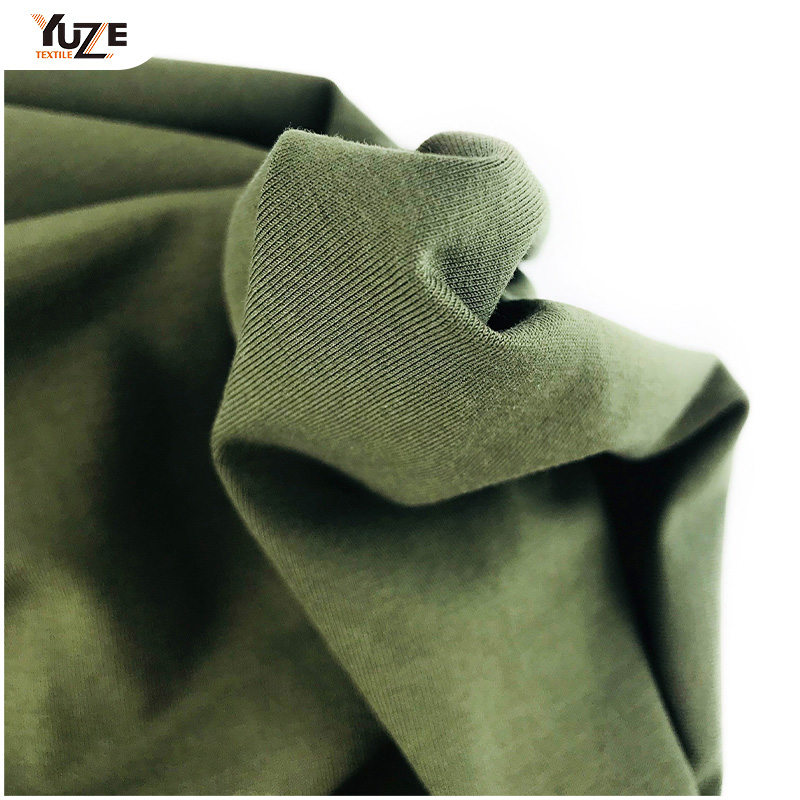 YZK-080029 40S CTN JERSEY JERSEY DENGAN ENZYME WASH COOL TOUCH