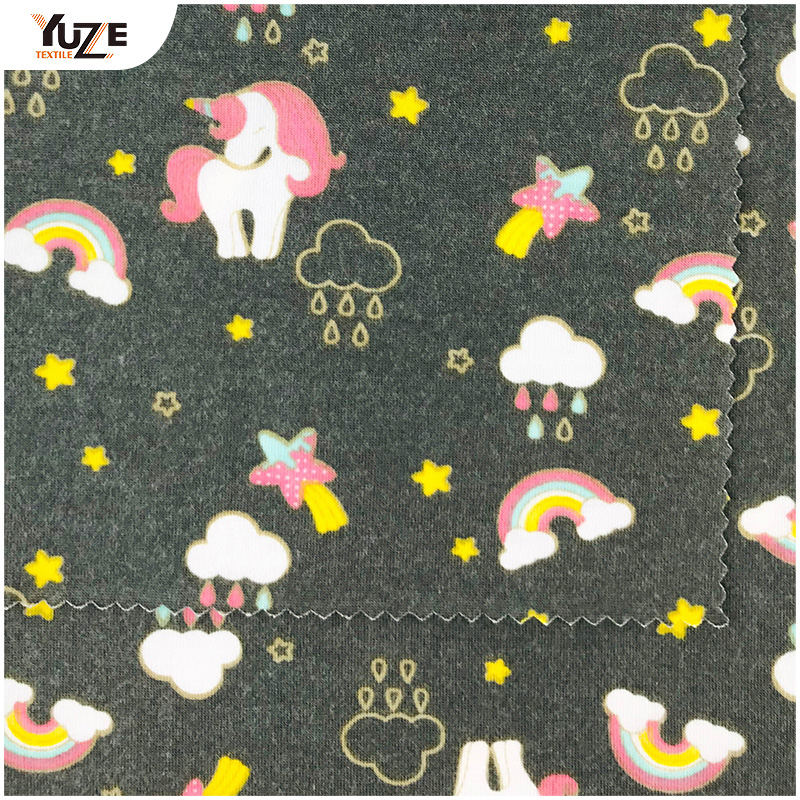 YZS20-726-3 Cetakan Spandex Poli