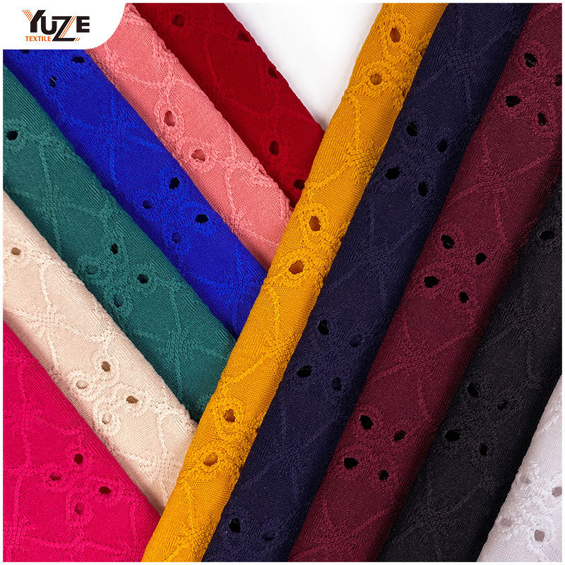 YZK-030030 DTY Spandex Jacq dengan lubang