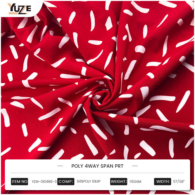 Fleksibiliti kain tenunan 4-way