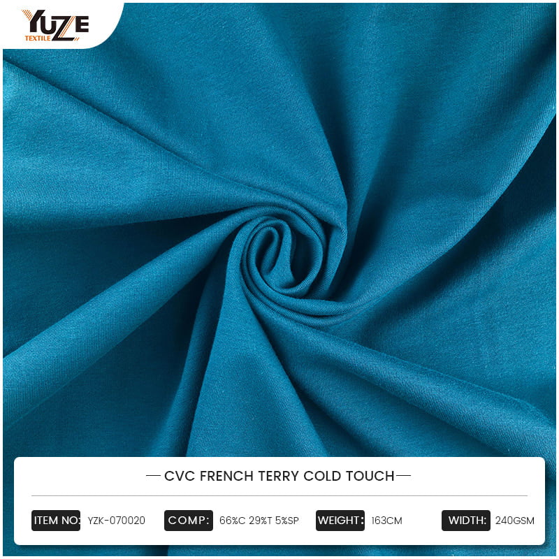 YZK-070020 CVC Perancis Terry Cold Touch