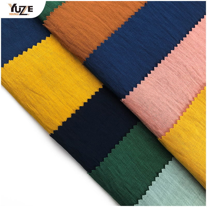 YZW-020051 Slub Peluang dengan Crinkle PD