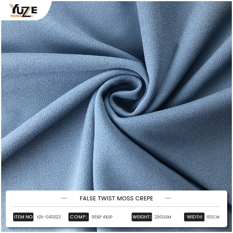 YZK-040023 TWIST MOSS CREPE