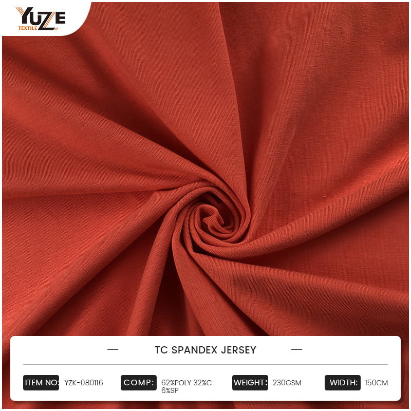 YZK-080116 TC Spandex Jersey YZK-080116 TC Spandex Jersey
