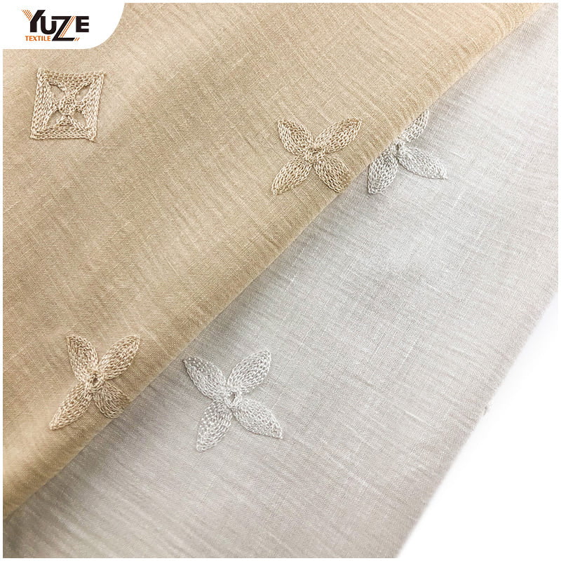 YZW-030069-1 Linen Look Airflow Emb