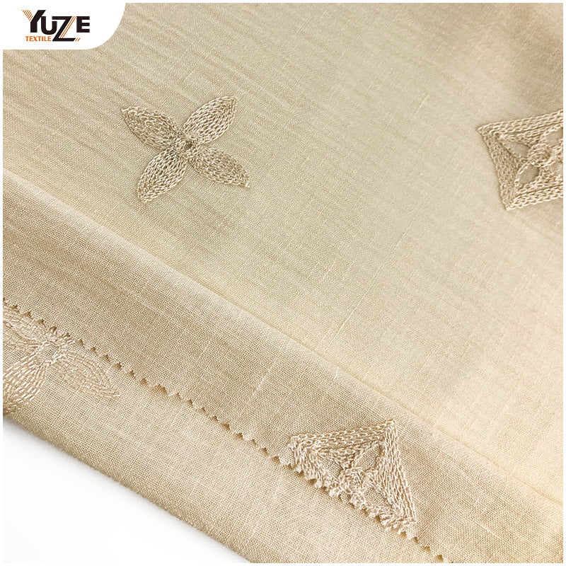 YZW-030069-1 Linen Look Airflow Emb