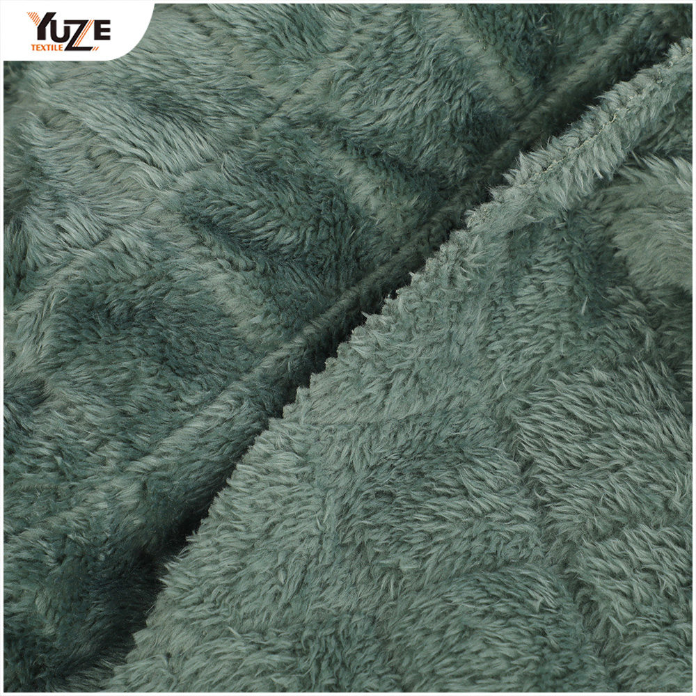 YZK-110283-2 Knurling Fleece Coral